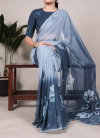 YNF7038 Weightless Marbal Floral Printed With Lace Border Saree Wholesale In India